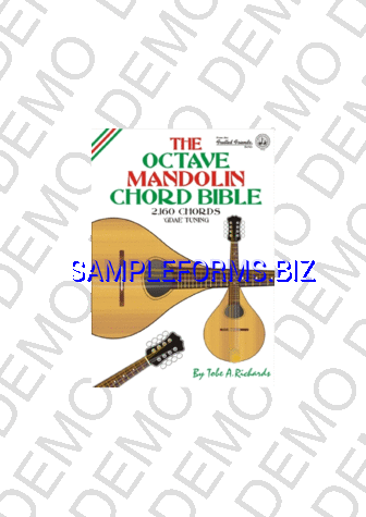 Octave Mandolin Chord Chart pdf free